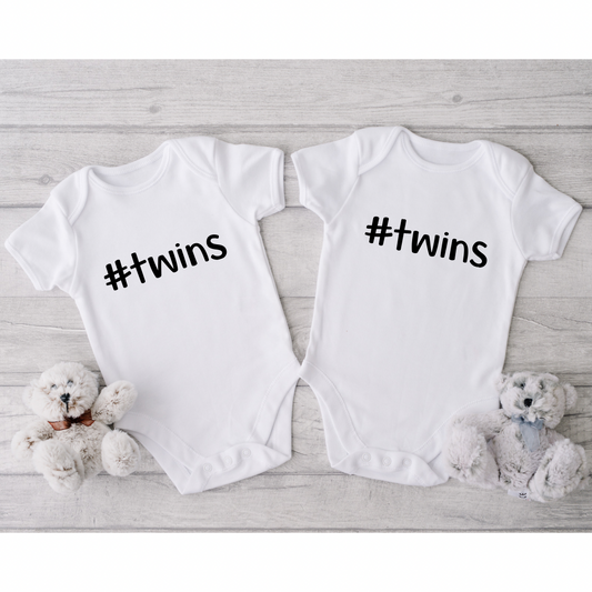 #Twins - Baby Vests
