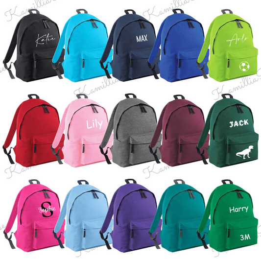 Personalised Kids School 18ltr Backpack