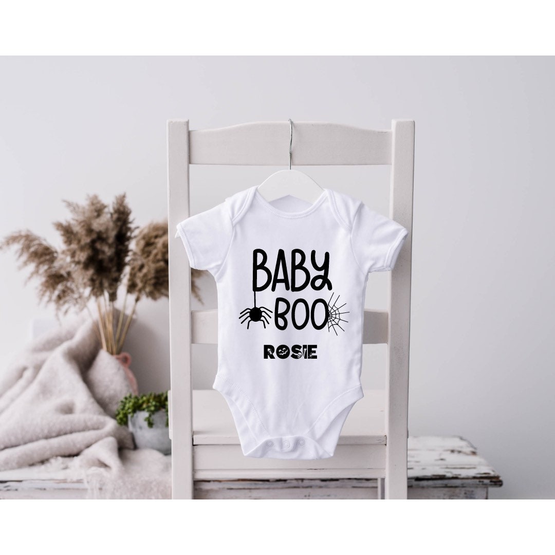 Baby Boo - Baby Vest | Baby Boy | Baby Girl | New Baby | Unisex | Personalised Vests | Special | Keepsake | Halloween | Halloween Baby