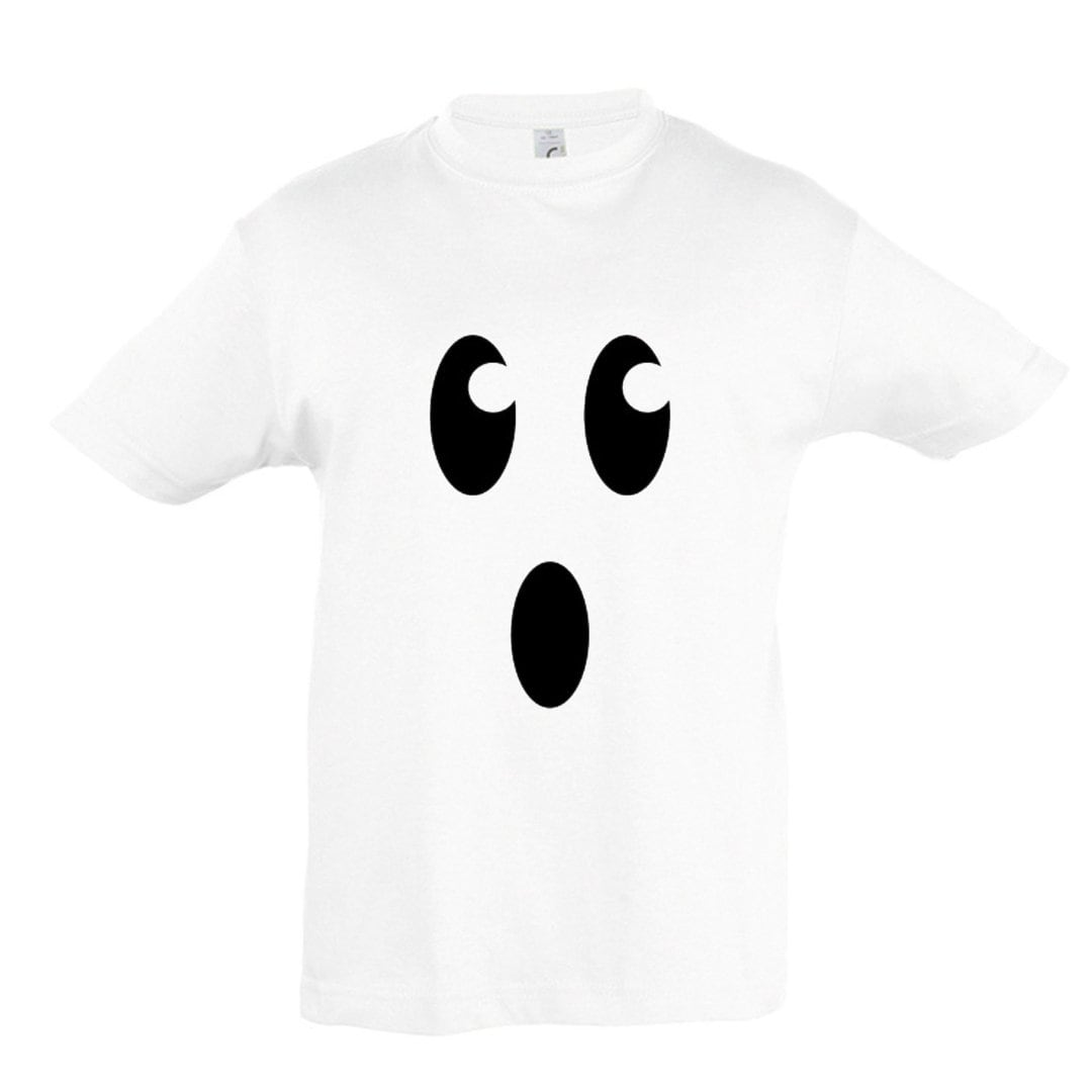 Ghost Child - T-Shirt | Boy | Girl | Unisex | Personalised | Special | Keepsake | Halloween | Halloween Kids | Spooky | Ghost Face