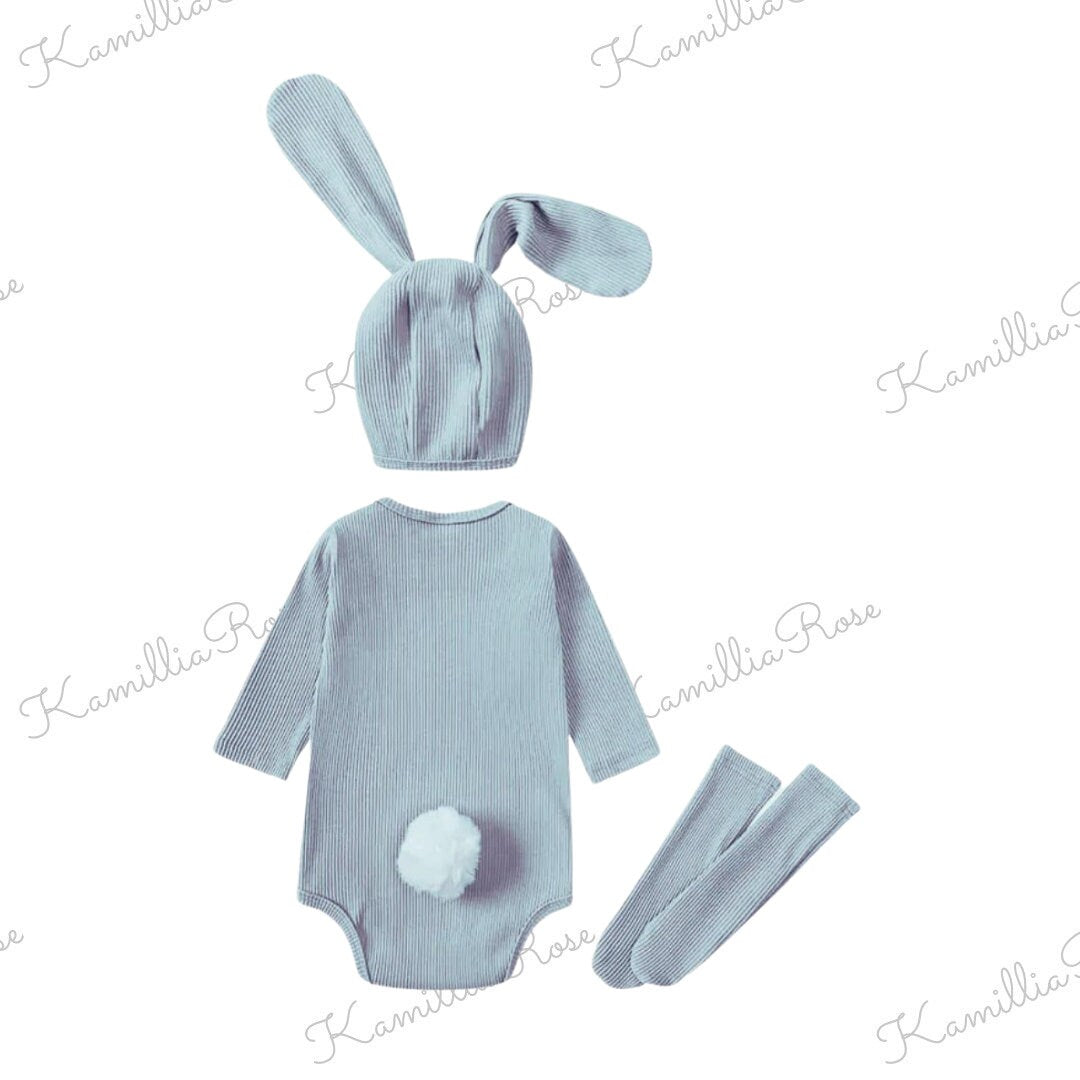 Blue Easter Bunny Clothing & Accessory Set | Baby | Easter 2023 | Toddler | Insta Bunny | Trending | Personalised | Outfit | Adorable