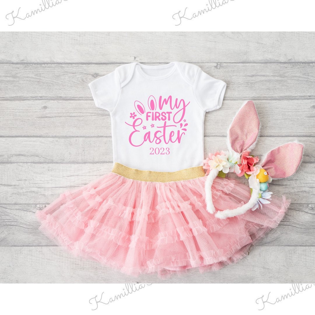 My 1st Easter - Baby Vest | Baby Boy | Baby Girl | New Baby | Unisex | Personalised Vests | Special | Keepsake | Customised | Baby Gift