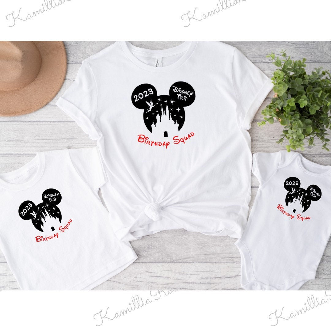 Personalised Disney 2024 T-Shirt | Kids Tee | Matching | Unisex | Personalised T-Shirt | Matchings Kids | Disney | Minnie | Mickey |