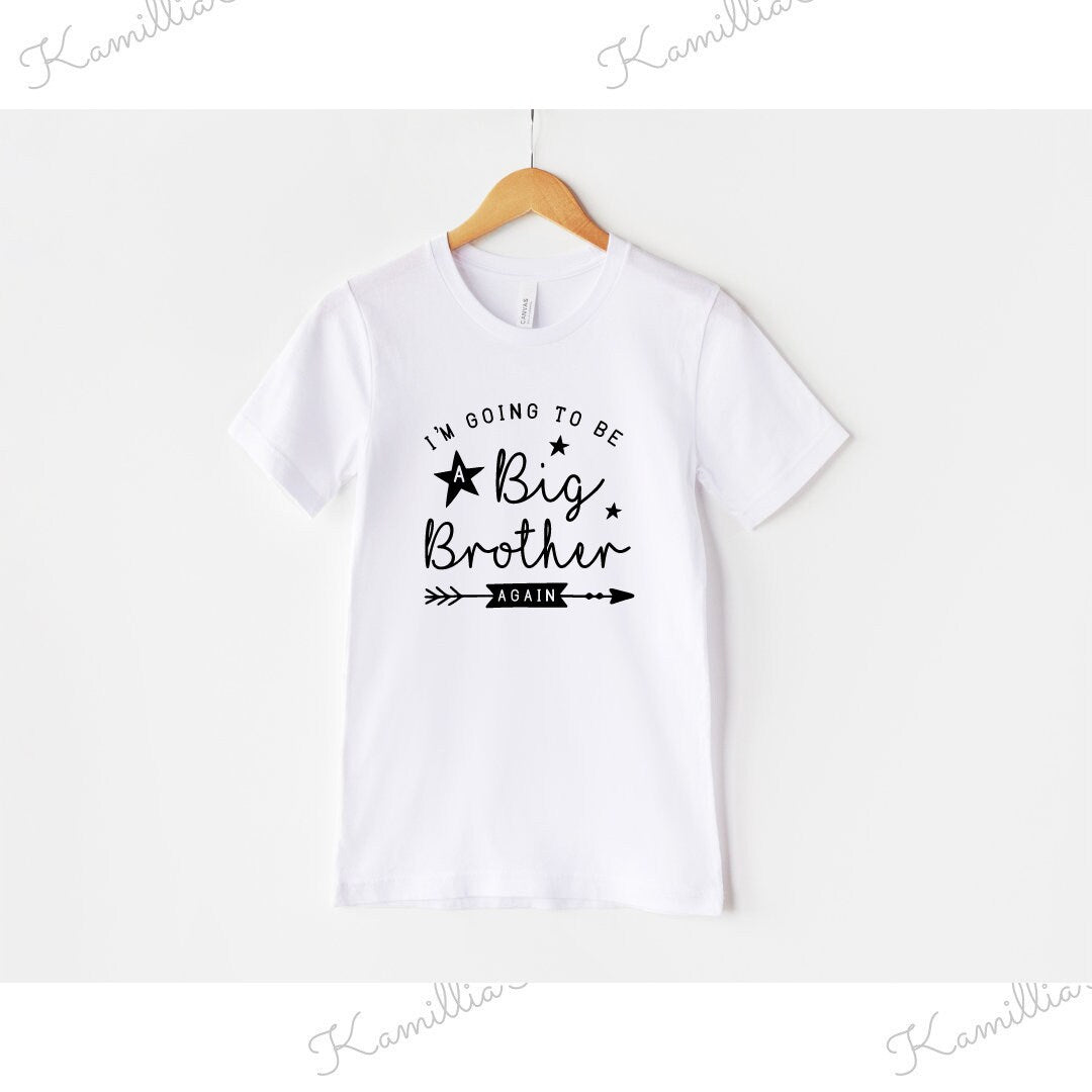 I’m going to be a Big Brother T-Shirt - Kids Tee, Matching, Personalised T-Shirt, Matchings Kids, Big Brother Again, Pregnancy Announcement