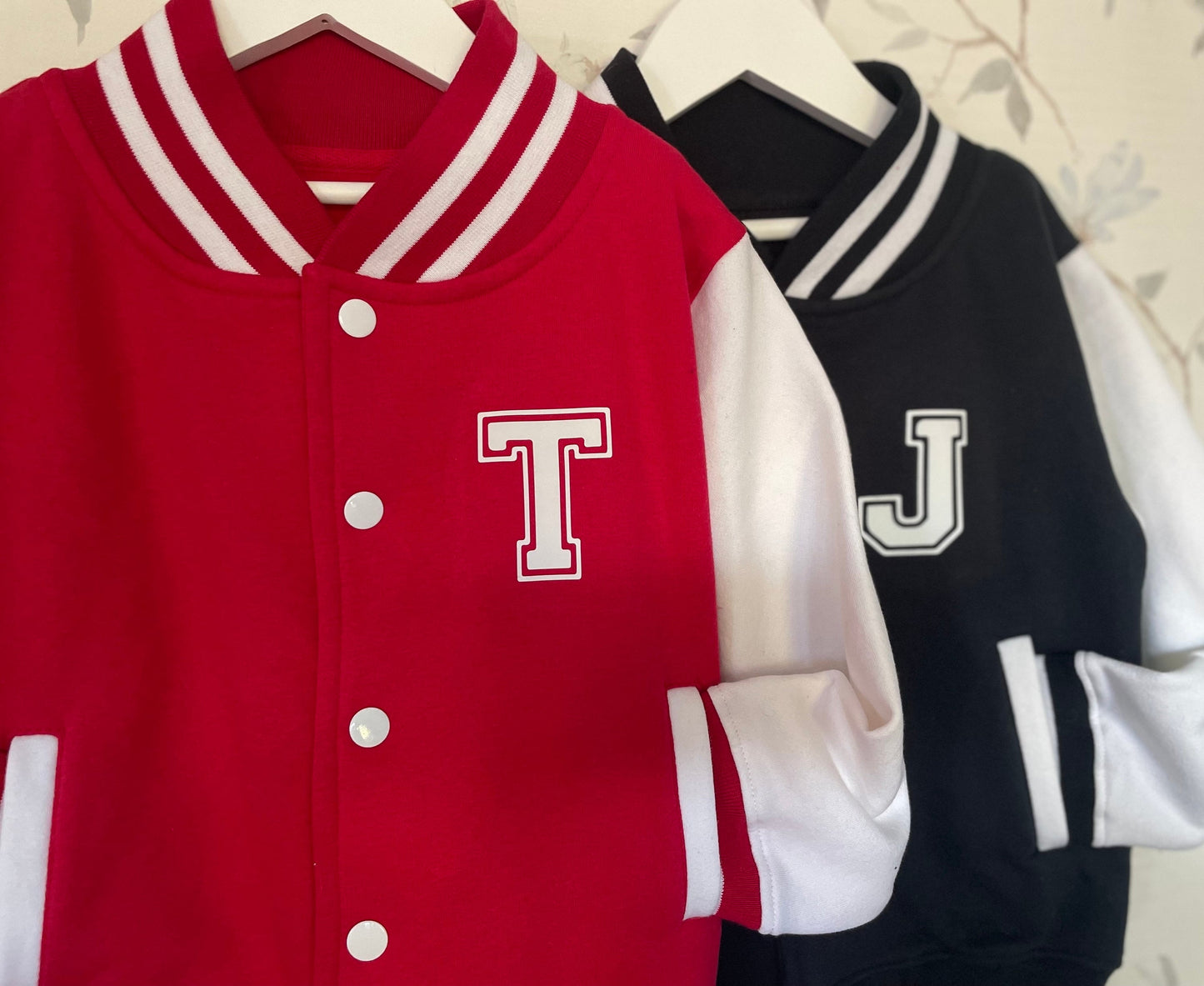 Kids Personalised Varsity Jacket - Baby, Toddler, Children, Matching, Fashion, Popular, Birthday, Christmas, Gift, Fashion