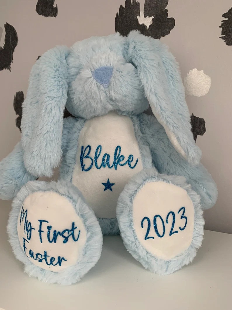 Personalised Easter Bunny Teddy - Special Keepsake Gift, Babies First Easter, Easter 2024, Keepsake, Personalised 1st Easter, Easter Bunny,