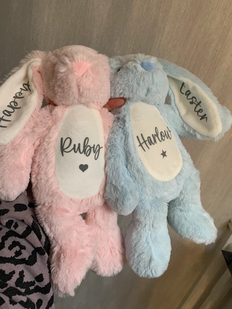 Personalised Easter Bunny Teddy - Special Keepsake Gift, Babies First Easter, Easter 2024, Keepsake, Personalised 1st Easter, Easter Bunny,