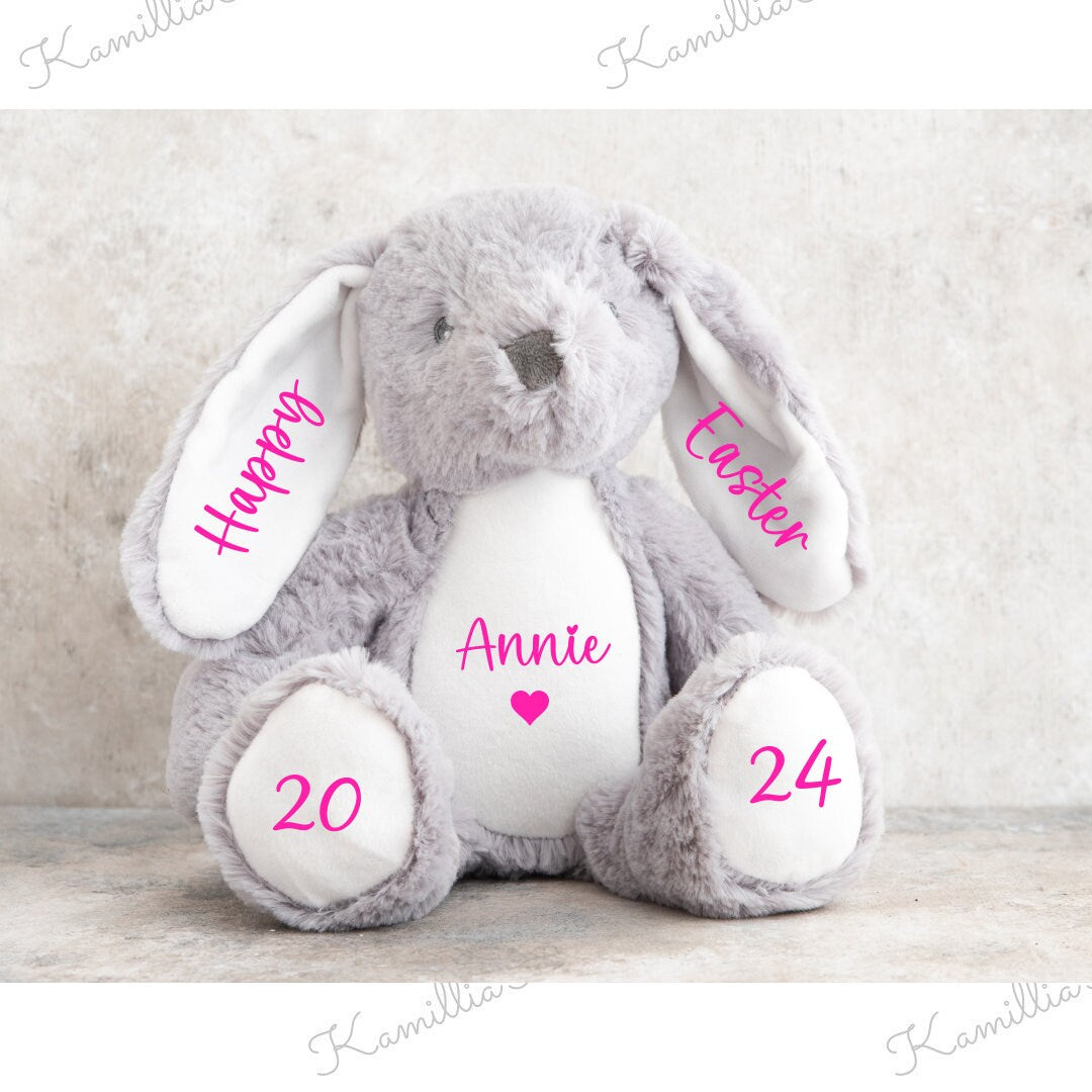 Personalised Easter Bunny Teddy - Special Keepsake Gift, Babies First Easter, Easter 2024, Keepsake, Personalised 1st Easter, Easter Bunny,