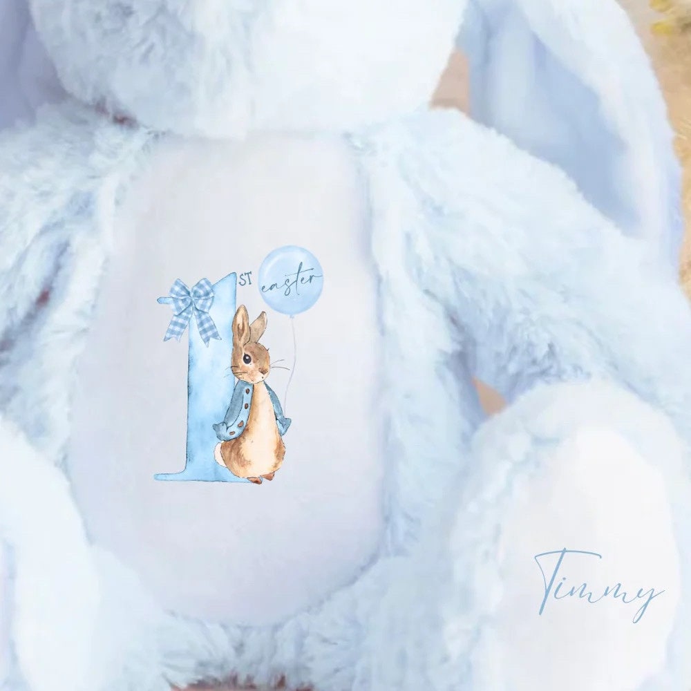 Personalised “My First Easter” Teddy - Special Keepsake Gift, Babies 1st Easter, Easter Bunny, Newborn, Milestone, Baby Boy, Baby Girl