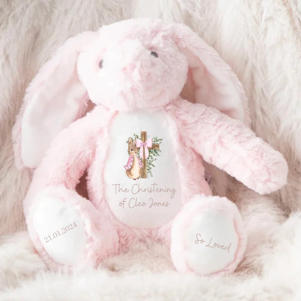 Personalised “The Christening Of” Teddy - Special Keepsake Gift, Babies Christening, Christening Gift, Godmother, Godfather