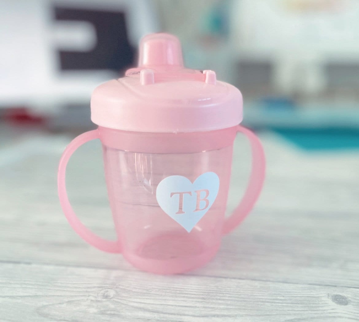 Personalised Initials Sippy Cup - Baby Cup, Toddler Cup, Special, Trending, Baby Gift, Learner Cup