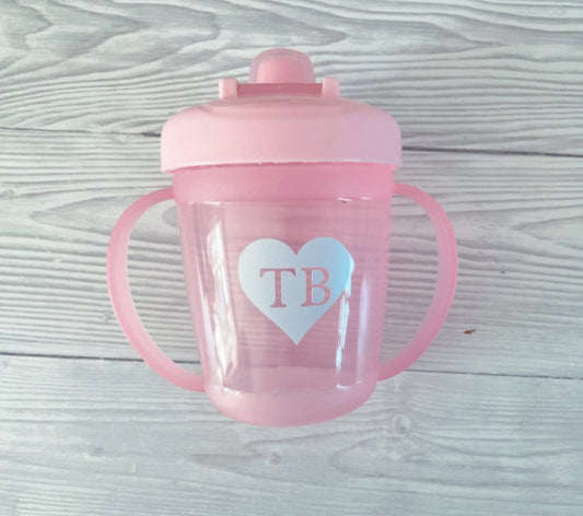 Personalised Initials Sippy Cup - Baby Cup, Toddler Cup, Special, Trending, Baby Gift, Learner Cup