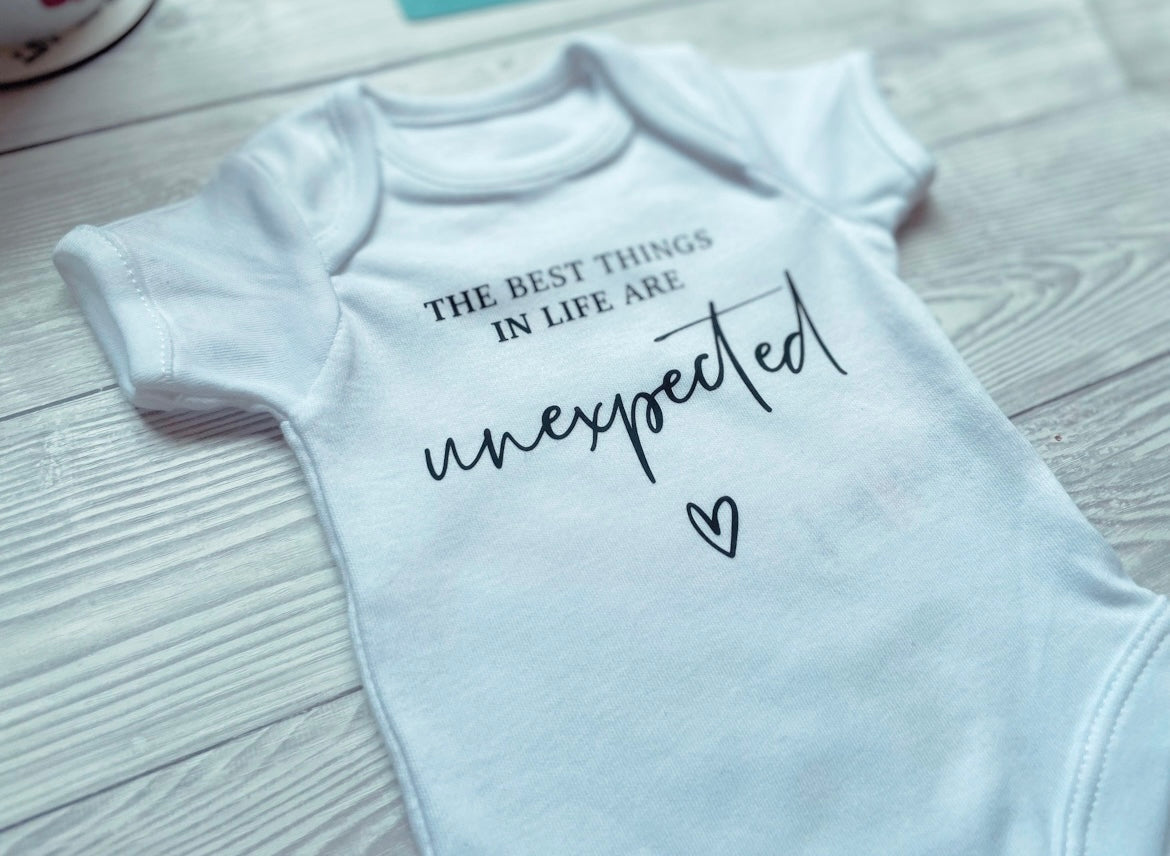 The best things in life are unexpected - Baby Vest