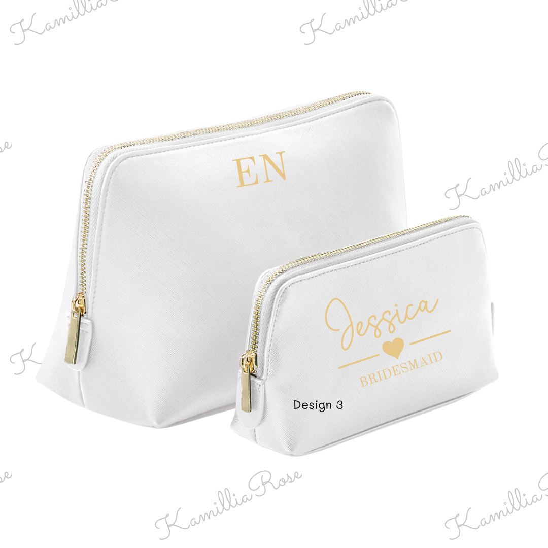 Personalised Bridal Cosmetic Bag