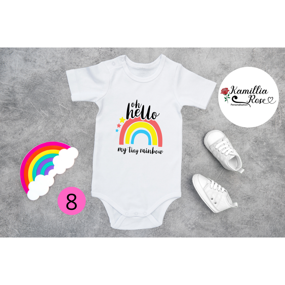 Rainbow Baby Vests