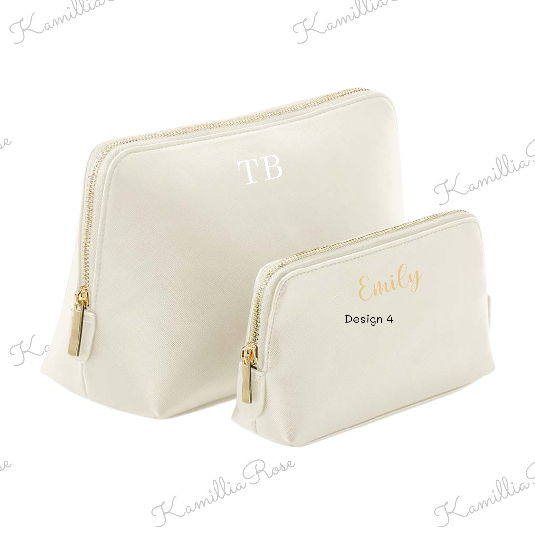 Personalised Bridal Cosmetic Bag