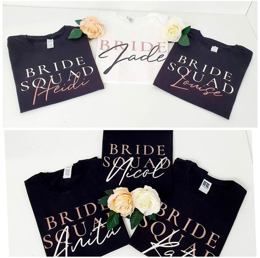 Bride Squad Hen Party T-Shirts