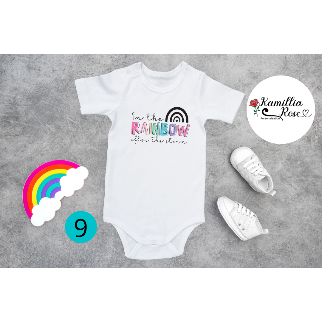 Rainbow Baby Vests