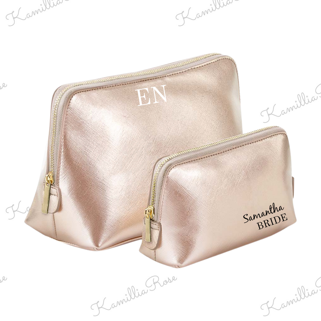 Personalised Bridal Cosmetic Bag