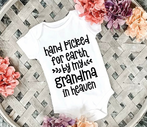 Handpicked from Heaven - Single Baby Vests