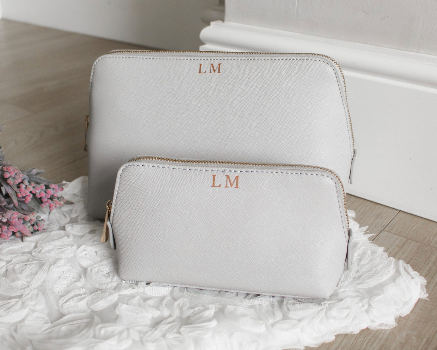 Personalised Bridal Cosmetic Bag