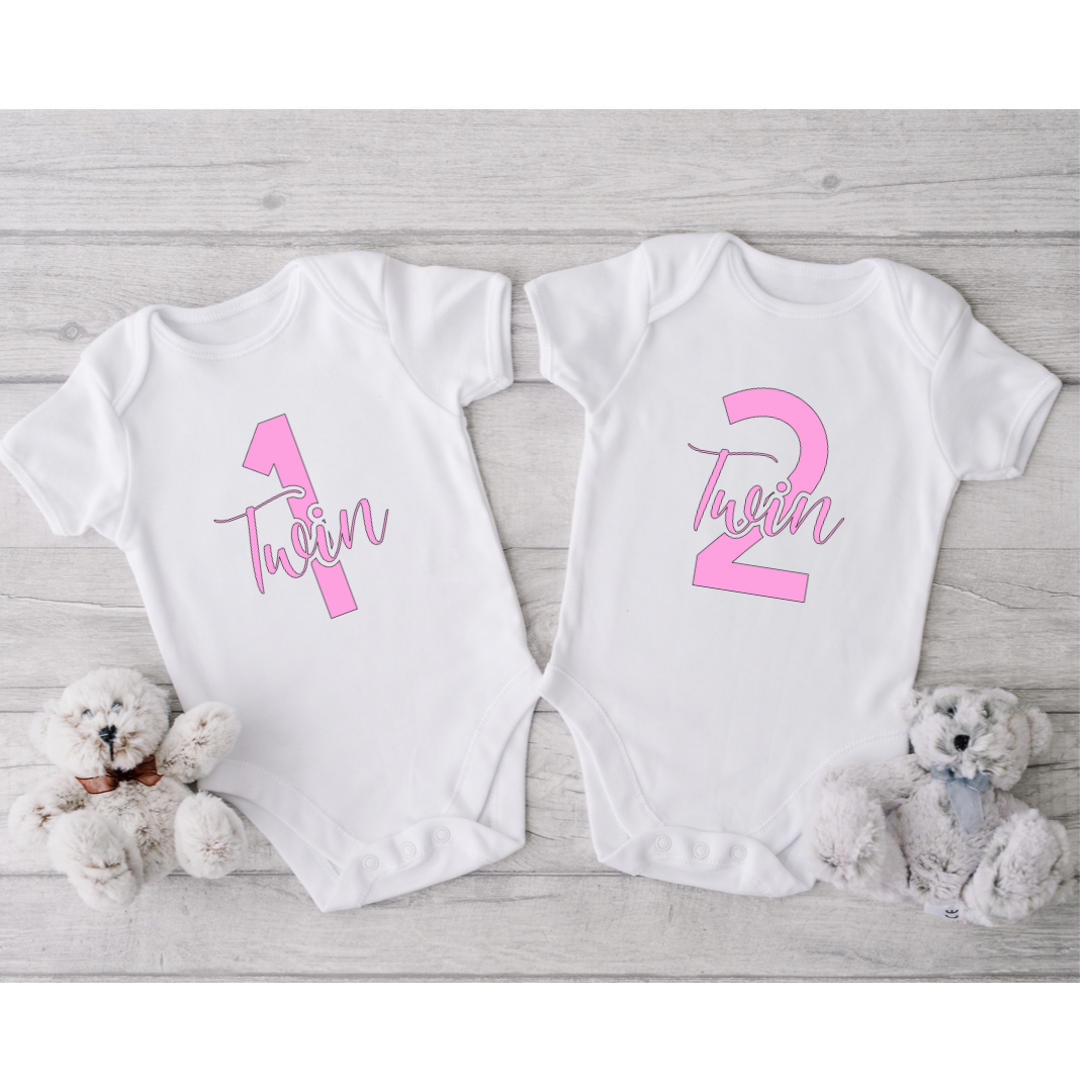 Twin 1 & Twin 2 - Baby Vests