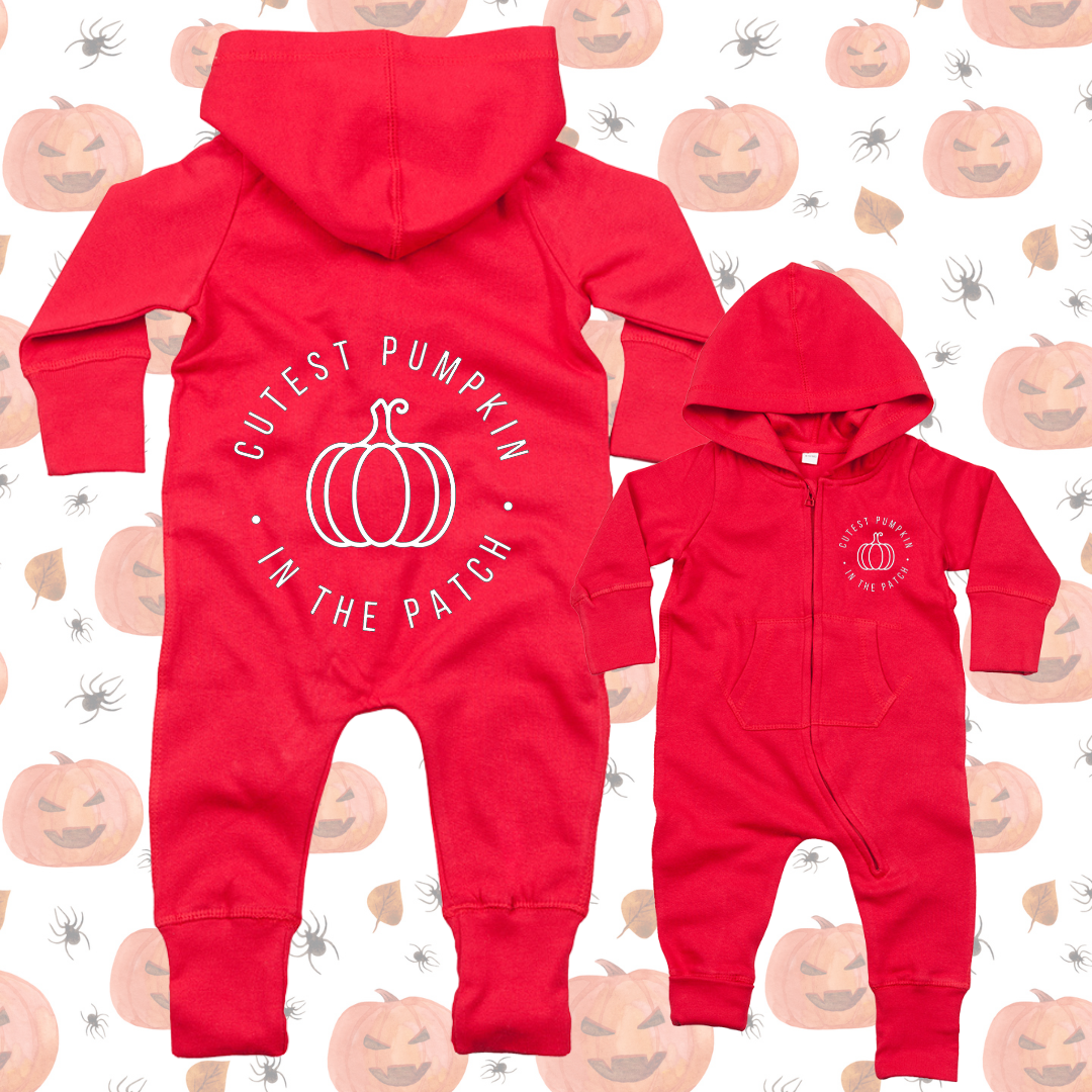 Cutest Pumpkin in the Patch - Fleece All in One