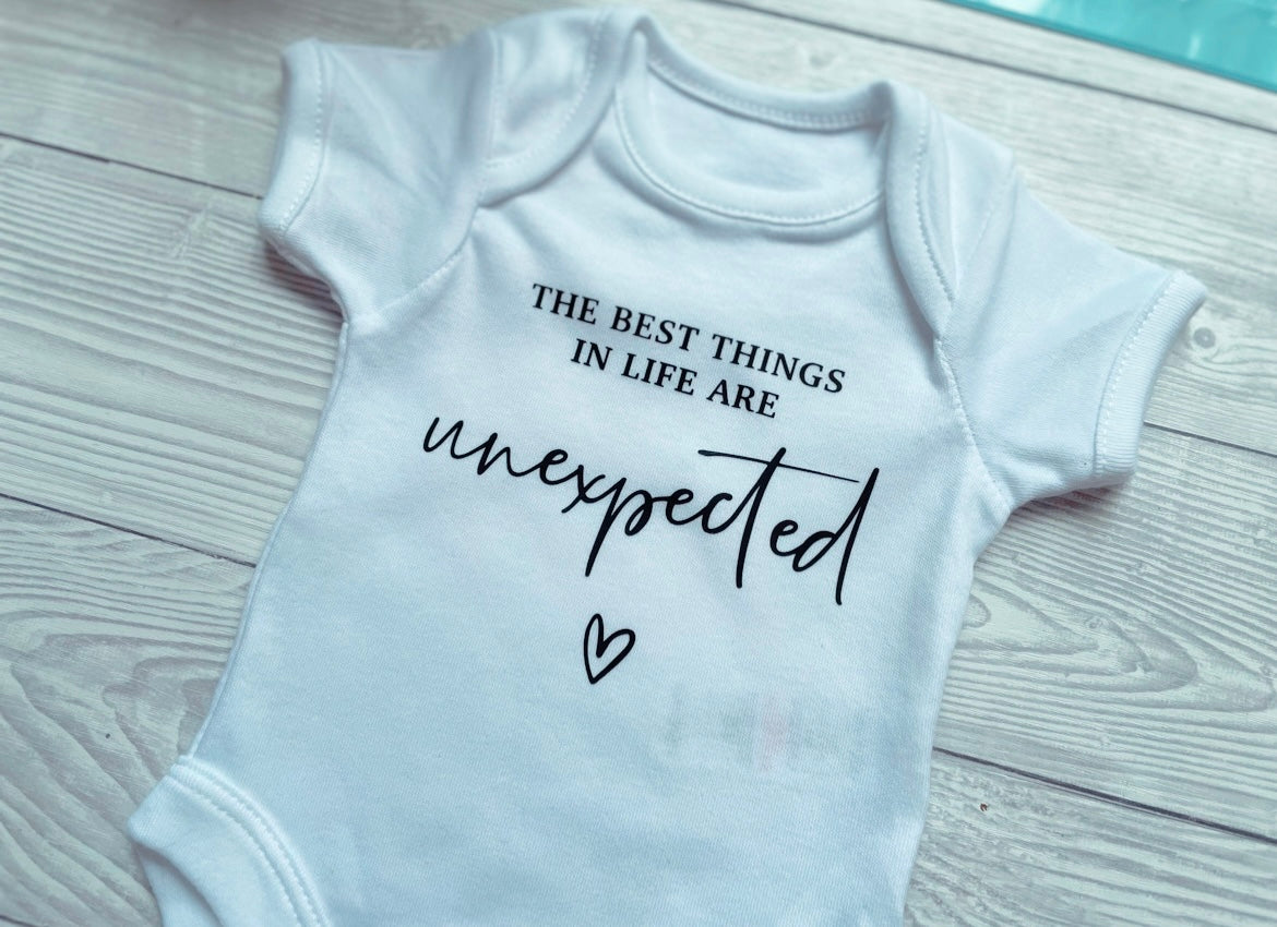 The best things in life are unexpected - Baby Vest