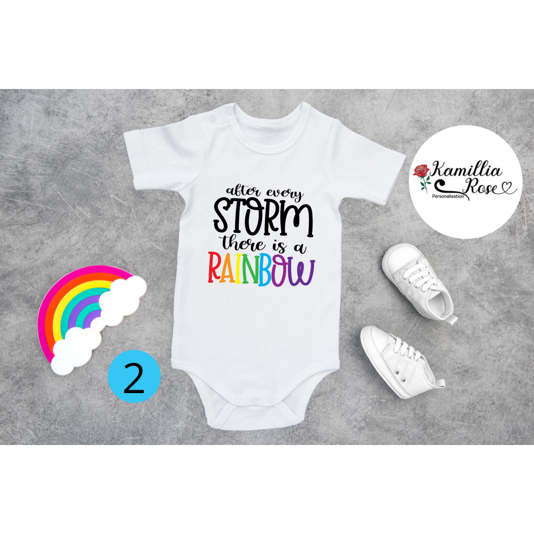 Rainbow Baby Vests