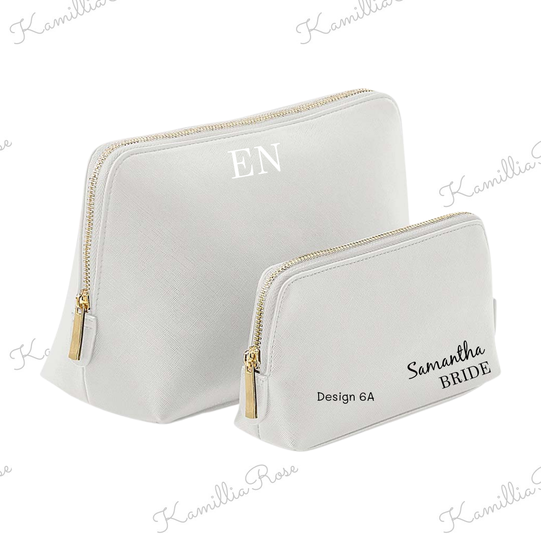 Personalised Bridal Cosmetic Bag