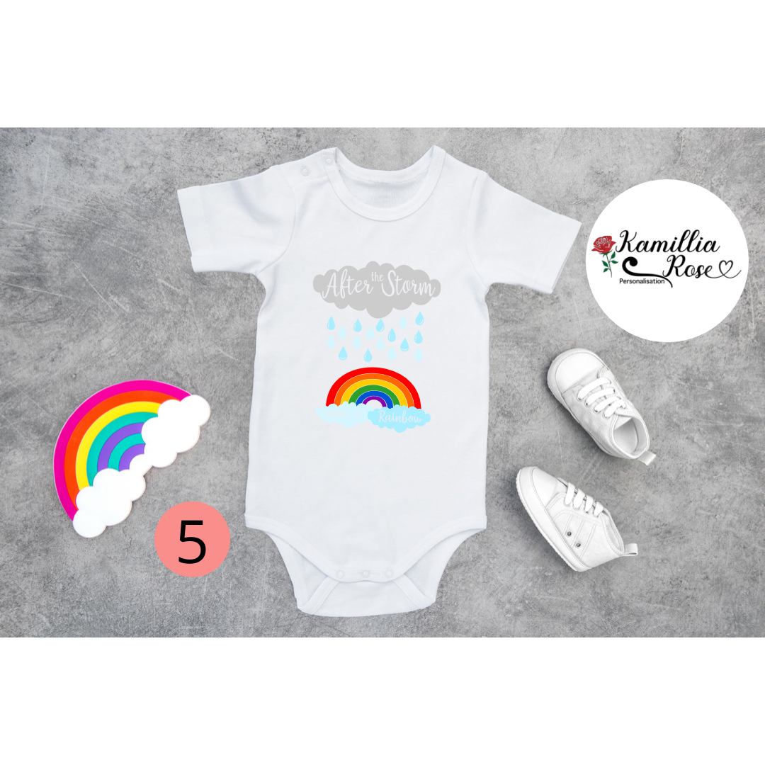 Rainbow Baby Vests