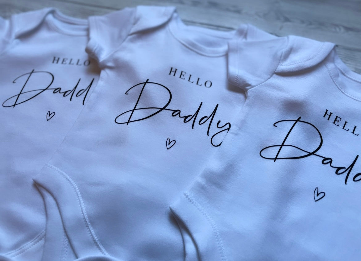 Hello Daddy - Baby Vest