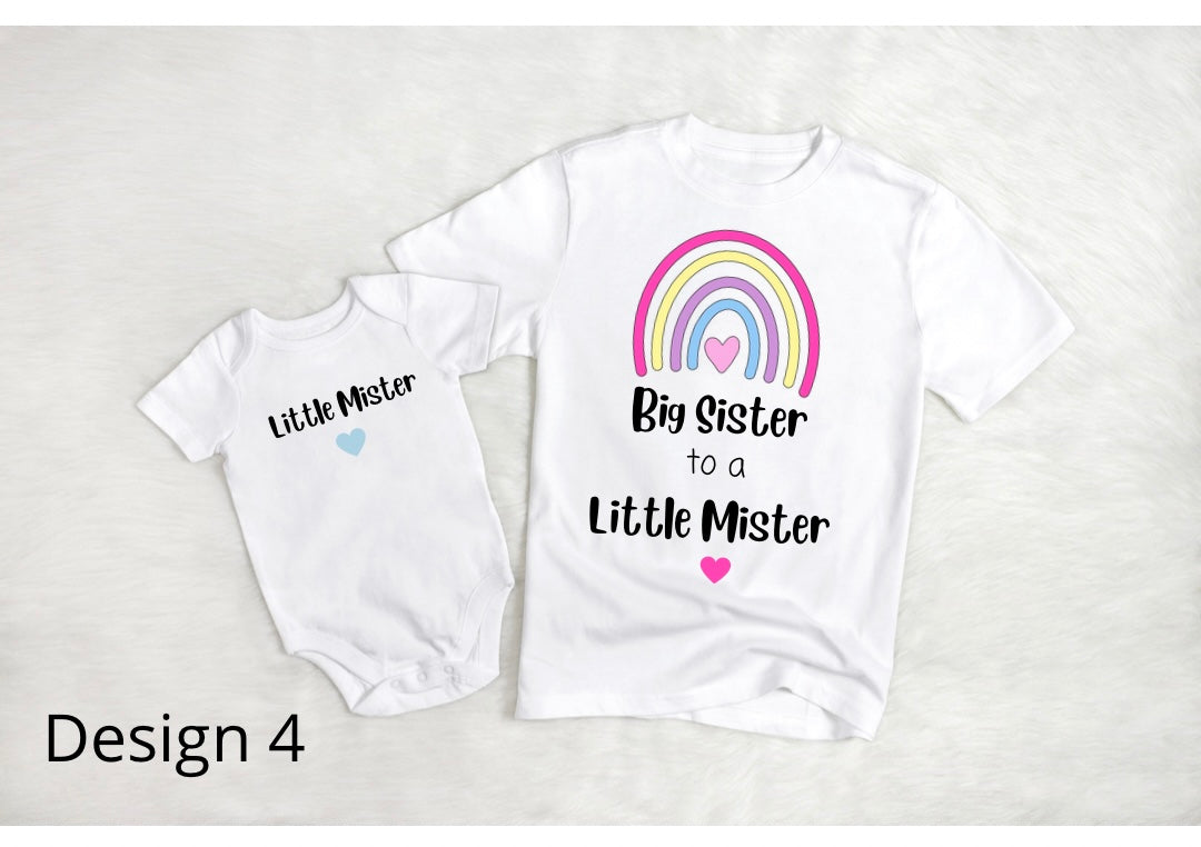 Big Sister, Little Mister - T-Shirt & Vest