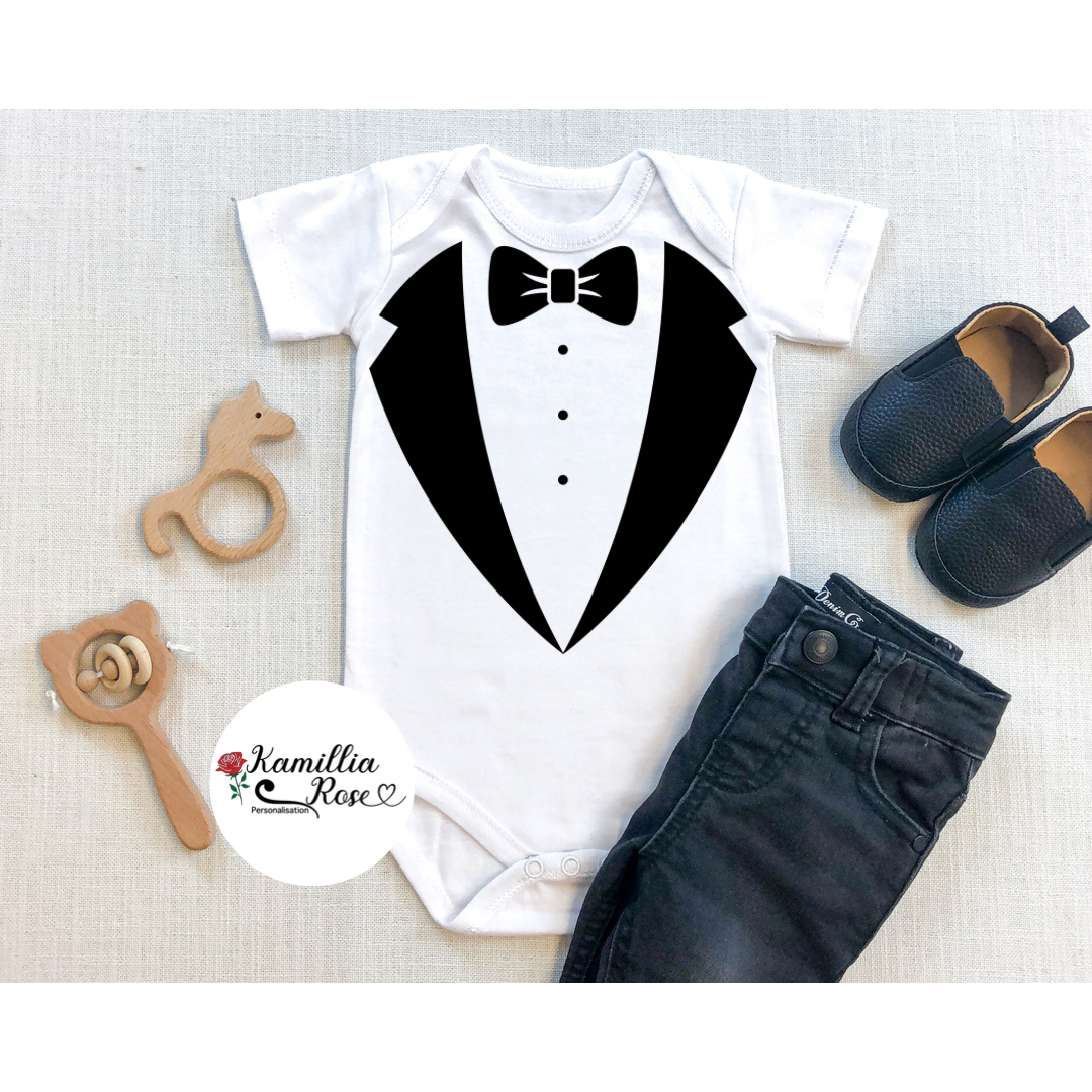 Baby Tuxedo - Baby Vest