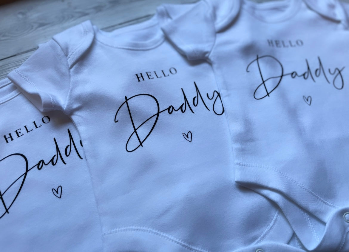 Hello Daddy - Baby Vest